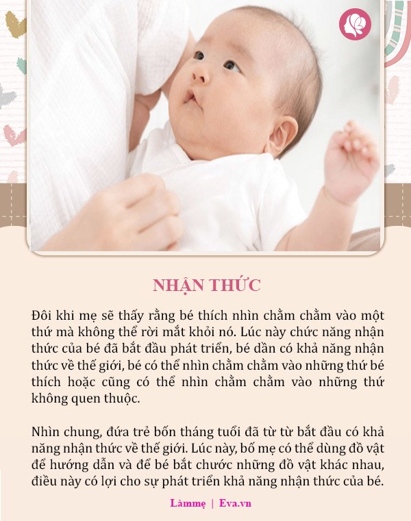 Trẻ 0-4 tháng tuổi ban đầu có những kỹ năng gì? 5 biểu hiện cho thấy trẻ phát triển tốt - 6