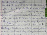 Tin tức - Tin tức 24h:Cười ngất với bài văn tả cún cưng của bé tiểu học, có lúc bỏ nhà theo trai