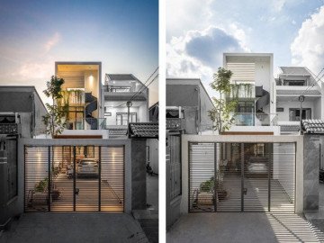 Ngôi nhà lạ, muốn đến các phòng phải qua ‘cây cầu xanh’