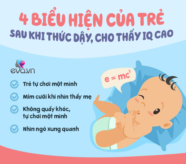 4 biểu hiện sau khi thức dậy chứng tỏ bé IQ cực cao, một trong số đó rất may mắn - 2