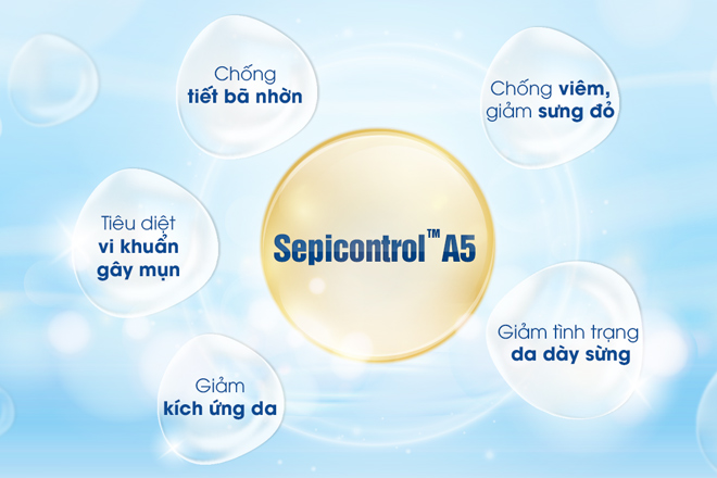 Sepicontrol™ A5 và hiệu quả hỗ trợ trị mụn vượt trội - 1