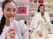 Thời trang - Phạm Hương khoe ảnh ăn thạch, CĐM chỉ để ý hột xoàn, túi hiệu tiền tỷ "phát sáng"