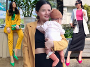 Thời trang - Con mới 7 tháng, U35 "núi đôi" xập xệ, bụng chưa gom vẫn có chiêu hack dáng thon gọn