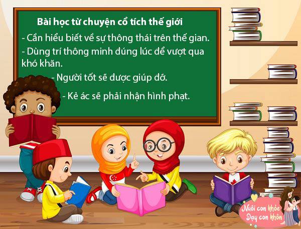 Những câu chuyện cổ tích thế giới với nội dung ngắn gọn, đơn giản nhưng chứa đựng nhiều bài học giá trị trông cuộc sống.