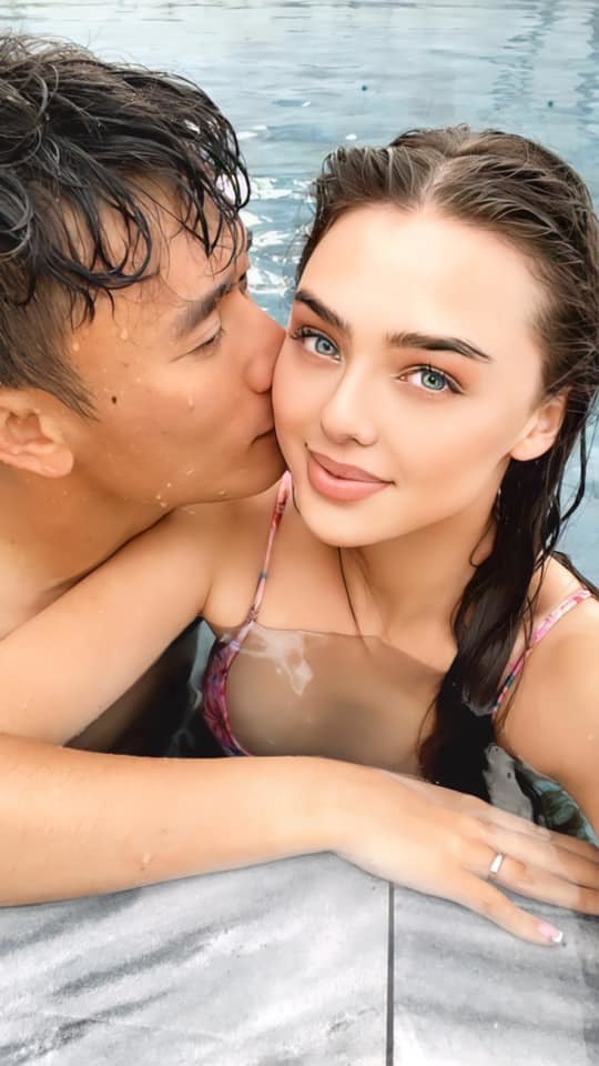 Dianka là người đẹp đầu tiên Bùi Tiến Dũng công khai tình cảm.