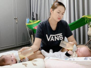 Bà bầu - Chi tiền tỷ đẻ 2 con lai Tây, top 10 HH Việt Nam bơ phờ sau sinh, rao bán nhà