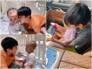 Làm mẹ - Không phân biệt con Hồ Ngọc Hà hay Đàm Thu Trang, Subeo chăm Suchin, Lisa và Leon tình cảm