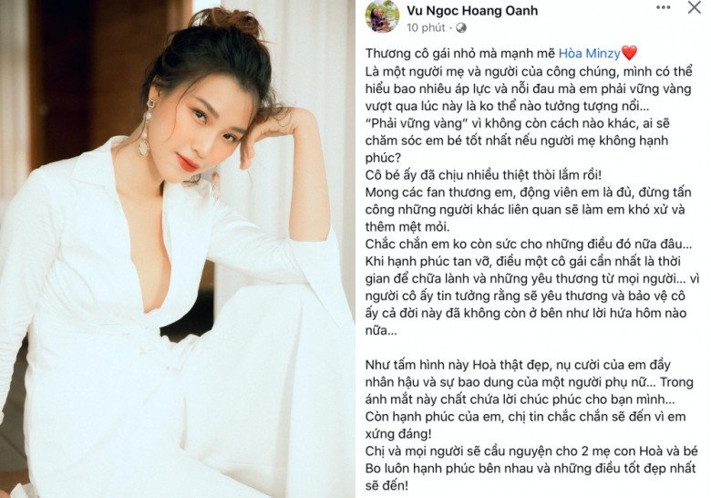 Chia sẻ dài của Hoàng Oanh bất ngờ nhận về nhiều bình luận, tranh cãi trái chiều.