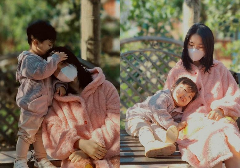 Hòa Minzy mong muốn sớm vượt qua giai đoạn này để bình tâm nuôi con trai.