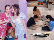 Thời trang - Đến chơi nhà Đàm Thu Trang, Diệp Lâm Anh ăn diện mát mẻ "lấn át" vợ đại gia phố núi