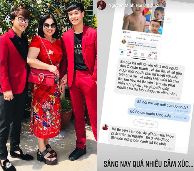 Tin nhắn quan tâm con cháu của mẹ ruột mà Minh Hải từng chia sẻ lại bị xuyên tạc thành mỉa mai Hòa Minzy.