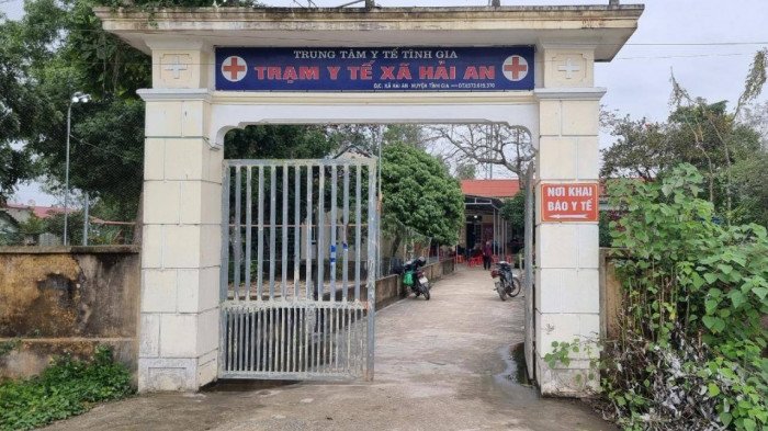 Trạm y tế xã Hải An (nay là phường Hải An, Thị xã Nghi Sơn) - nơi chị Th. làm xét nghiệm