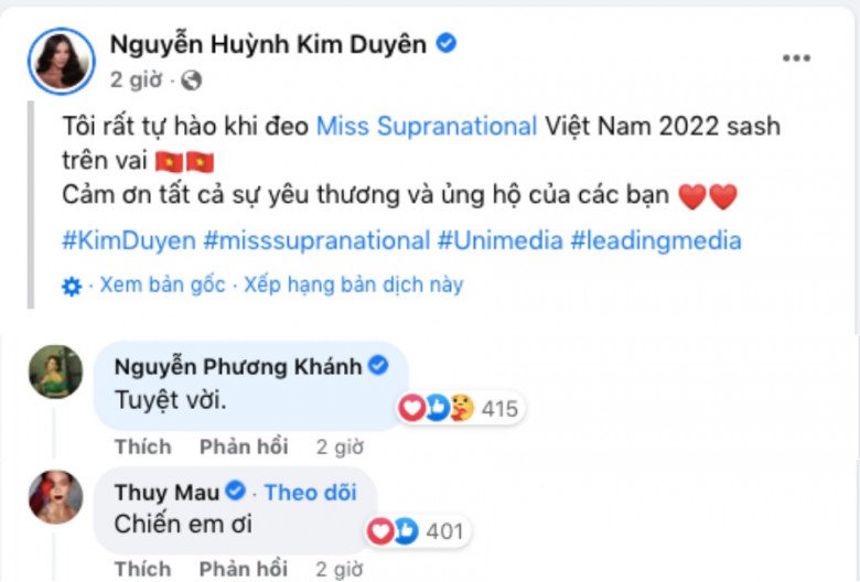 Kim Duyên diện đầm amp;#34;lỡ hẹnamp;#34; nhận sash Miss Supranational, Phương Khánh tán dương, CĐM phản ứng trái chiều - 3