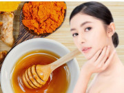 Làm đẹp - Chăm đắp mặt nạ mật ong nghệ, da nàng liền sáng hồng, căng mịn và tràn đầy sức sống
