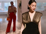 Thời trang - Hà Hồ cao hơn 1m70 nhưng vẫn nghiện mặc quần kéo chân đi làm