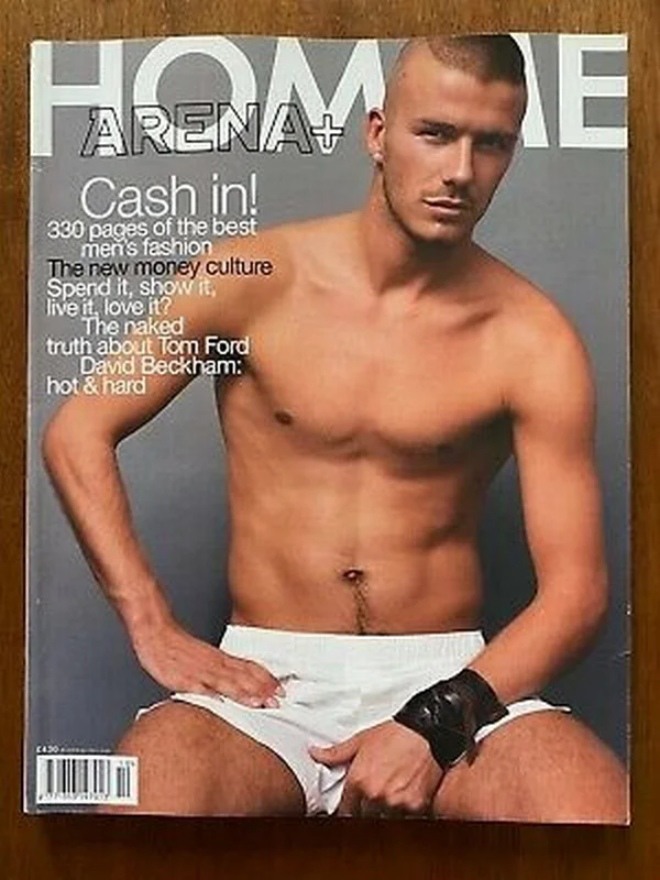 Bộ ảnh của Cruz được lấy cảm hứng từ bộ ảnh thời quá khứ của Beckham.