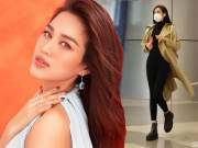 Thời trang - Đỗ Thị Hà bị quay lén tại giảng đường, không cao gót vẫn ngầu, đôi chân thẳng như thước kẻ