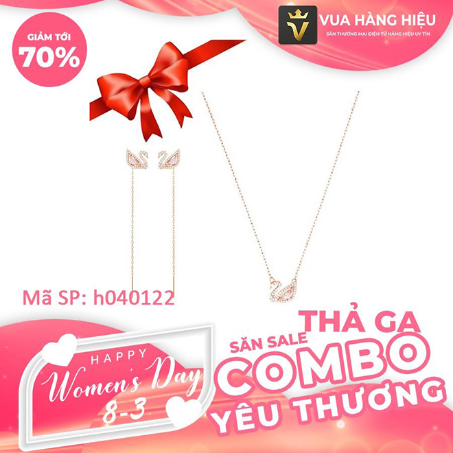 Ưu đãi 8/3 trên Vua Hàng Hiệu: Sale up to 70%, tặng voucher 150K, miễn phí gói quà - 2
