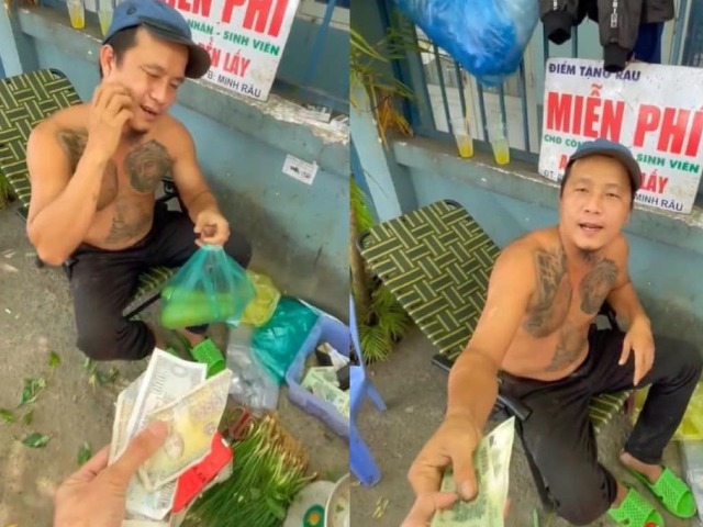 Nam sinh nghèo được anh Minh Râu cho vay tiền khi đi chợ mua rau: Sự thật bất ngờ