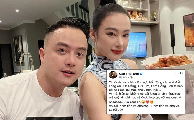 Nam ca sĩ vừa có chia sẻ trên mạng xã hội, phủ nhận nghi vấn sắp hợp tác với Angela Phương Trinh để ra sản phẩm mới.