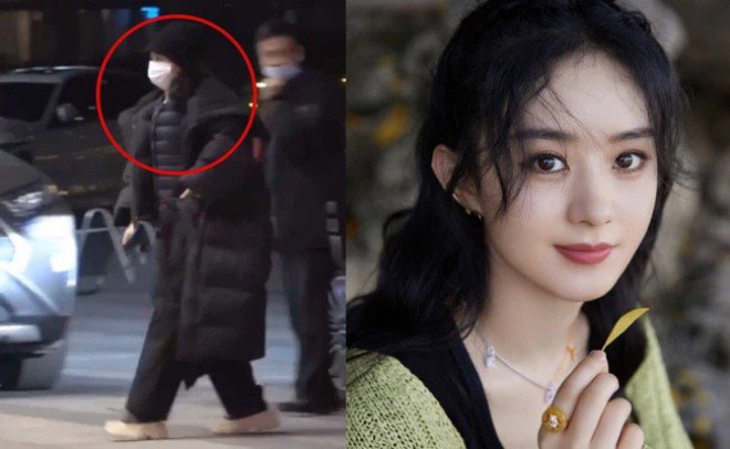 Triệu Lệ Dĩnh khập khiễng lủi thủi bước đi trong đêm.