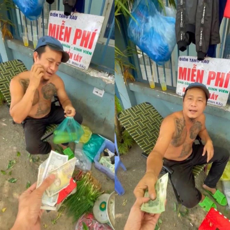 Nam sinh được anh bán rau cho vay 200.000 đồng dù không quen biết.