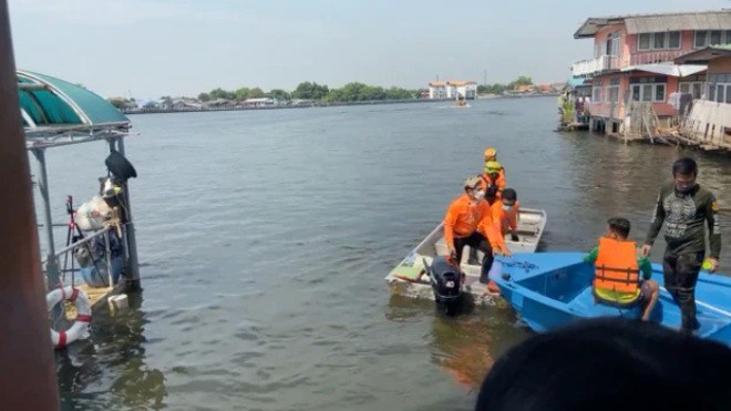 Có thông tin đã tìm thấy thi thể của Tangmo trên sông.