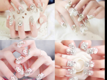 Nail trắng: Top 25 kiểu nail đẹp đơn giản sang trọng hot nhất hiện nay