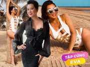 Làm đẹp - MC Nguyễn Cao Kỳ Duyên 57 tuổi vẫn diện bikini cắt xẻ, body "khét lẹt", không ngán tập tạ