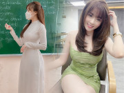 Thời trang - Xứng danh cô giáo gợi cảm nhất Việt Nam, Âu Hà My đi dạy diện áo dài trắng đẹp không thể tả