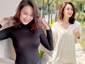 Diện set đồ len giống đồ ngủ, Hồng Diễm vẫn chiếm lượng fan khủng