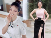 Thời trang - Á hậu Thuỵ Vân diện đầm xẻ khoe báu vật trời ban, tinh tế mặc thêm phụ tùng lên sóng