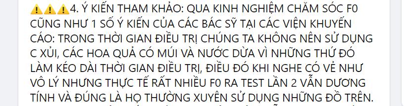 Thực hư uống vitamin C, nước quả có múi, nước dừa làm bệnh COVID-19 lâu khỏi - 1