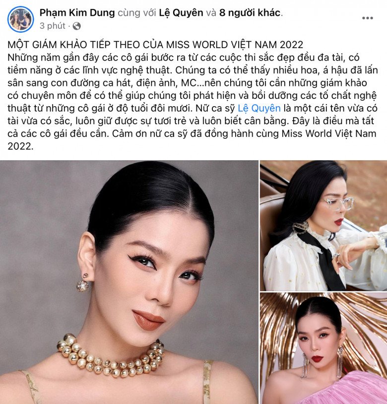 HOT: Lệ Quyên ngồi ghế chấm thi Miss World Vietnam 2022, dự là amp;#34;chặt chémamp;#34; cả dàn Hoa hậu - 1