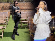 Thời trang - Vướng nghi vấn mang thai, Phạm Quỳnh Anh vẫn mặc đầm ôm sát, dùng túi hiệu trăm triệu che bụng 