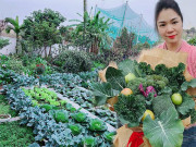 Nhà đẹp - Mẹ bốn con Quảng Ninh làm vườn rộng 300m2, cắm hoa bằng rau củ độc lạ, đẹp như hoa tươi