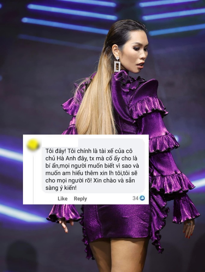 Siêu mẫu Hà Anh đăng bài về tài xế nhưng bị bóc phốt ngược.