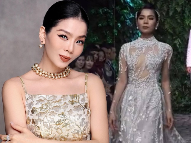 Lệ Quyên diện áo dài catwalk bị chê, CĐM lo lắng cho vị trí BGK Miss World Vietnam