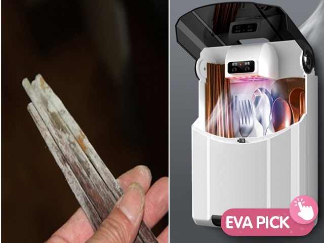 Thời tiết nồm ẩm đũa thìa rửa mãi không khô, chị em rần rần chọn chiếc máy khử khuẩn