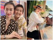 Làm mẹ - Con trai Diệp Bảo Ngọc Thành Đạt lớn điển trai, 8 tuổi cao vượt bạn 20cm