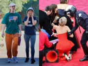 Lần đầu lộ diện sau sinh, sao nữ từng vồ ếch trên thảm đỏ bơ phờ chuẩn mẹ bỉm