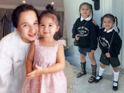 Có bố chăm khéo, cặp chị em lai Tây đình đám giới Tiktok sành điệu không đợi tuổi