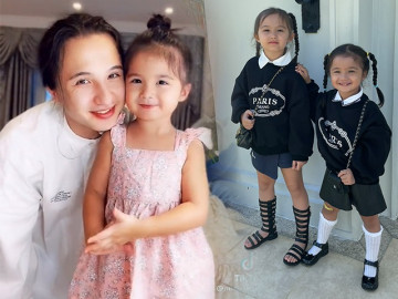 Có bố chăm khéo, cặp chị em lai Tây đình đám giới Tiktok sành điệu không đợi tuổi