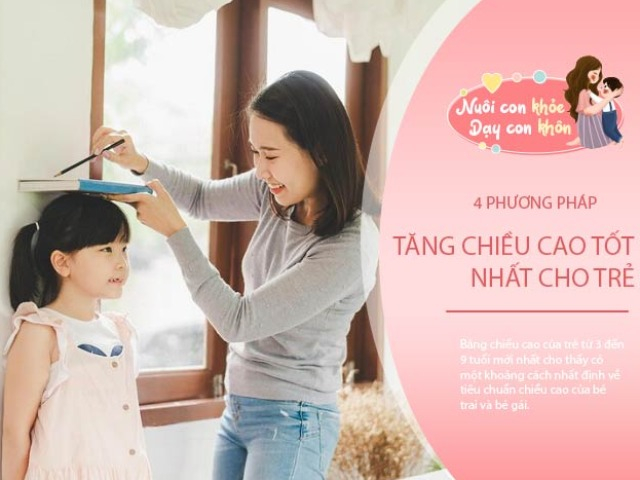 Bảng chiều cao và cân nặng mới nhất cho trẻ 3-9 tuổi, con bạn đã đạt chuẩn?