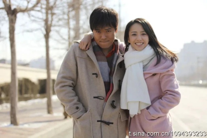 Đồng Lệ Á và Trần Tư Thành bên nhau sau khi đóng chung trong Chuyện tình Bắc Kinh.