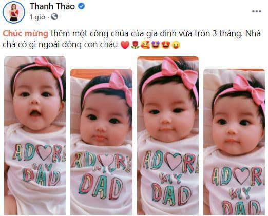 Em gái cùng huyết thống với con trai Ngô Kiến Huy quá xinh, Thuỵ Anh mong bé là Hoa hậu - 9