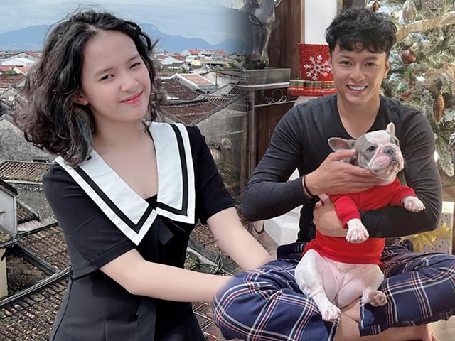 Cô con gái lớn 11 tuổi của Hồng Đăng có đôi chân cao hơn mẹ, những nét giống bố.