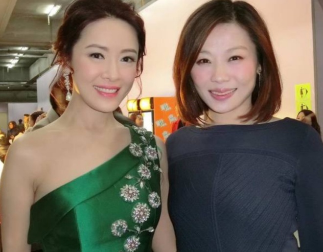 Hình ảnh Trần Diệu Anh bên Dương Quý Phi Hướng Hải Lam.