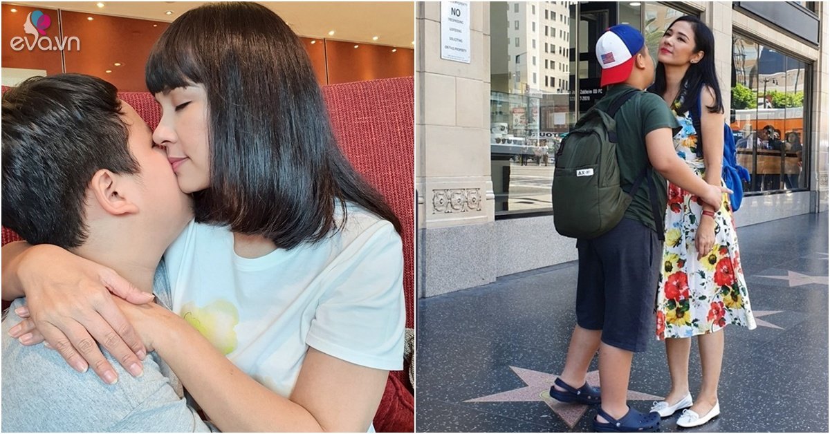 13-year-old son studying online, Tay Do’s beauty asks for a kiss, makes children ashamed of their friends