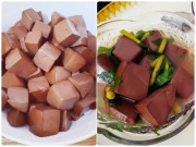 Bếp Eva - Để luộc tiết lợn mềm như thạch, không bị rỗ, cho vào miệng là tan, nhớ đừng làm điều này!